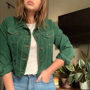 VINTAGE Corduroy Cropped Jacket